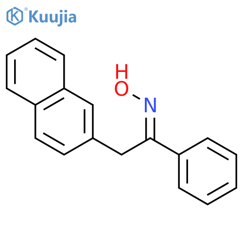 Ethanone, 2-(2-naphthalenyl)-1-phenyl-, oxime structure