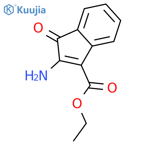 1H-Indene-3-carboxylic acid, 2-amino-1-oxo-, ethyl ester structure