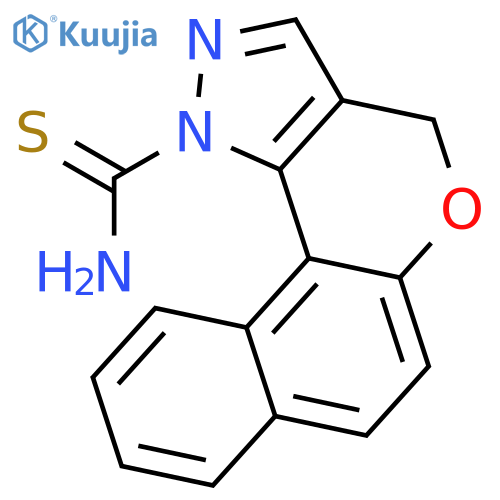 Naphtho[1',2':5,6]pyrano[4,3-c]pyrazole-1(4H)-carbothioamide structure