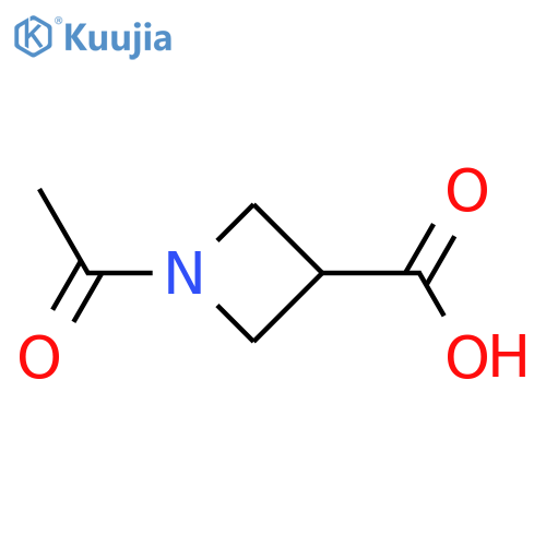1-acetylazetidine-3-carboxylic acid structure
