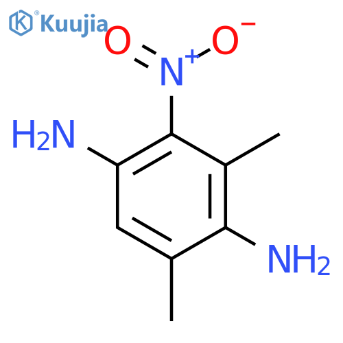 1,4-Benzenediamine,3,5-dimethyl-2-nitro- structure