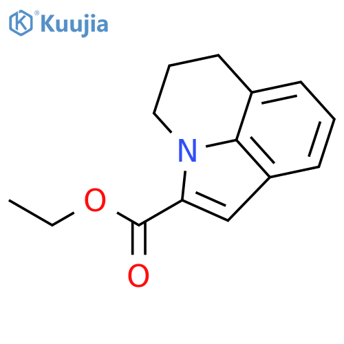 Ethyl 5,6-dihydro-4h-pyrrolo[3,2,1-ij]quinoline-2-carboxylate structure