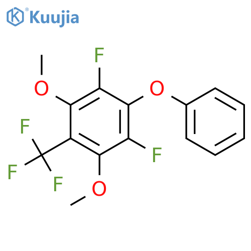 Benzene, 1,3-difluoro-4,6-dimethoxy-2-phenoxy-5-(trifluoromethyl)- structure