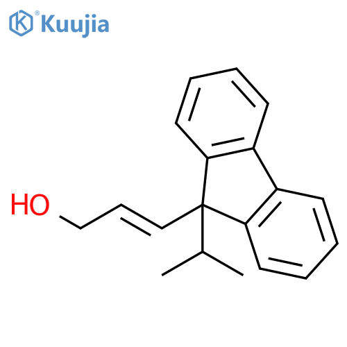 2-Propen-1-ol, 3-[9-(1-methylethyl)-9H-fluoren-9-yl]-, (E)- structure