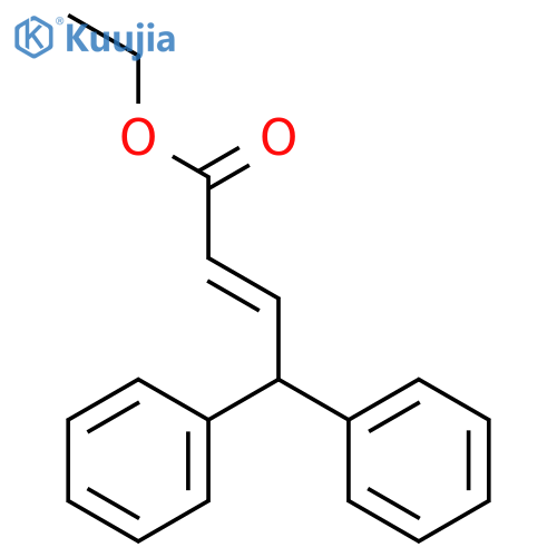 2-Butenoic acid, 4,4-diphenyl-, ethyl ester, (2E)- structure