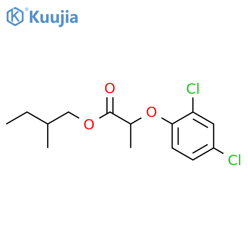 Propanoic acid,2-(2,4-dichlorophenoxy)-, 2-methylbutyl ester structure