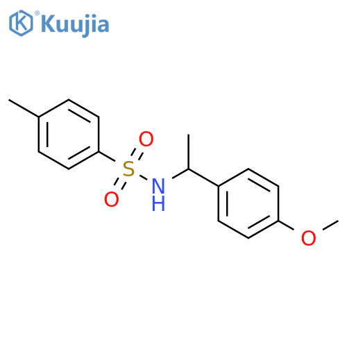 Benzenesulfonamide, N-[1-(4-methoxyphenyl)ethyl]-4-methyl- structure