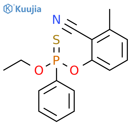 Phosphonothioic acid, phenyl-, O-ethyl ester, O-ester with 4,2-cresotonitrile (7CI) structure