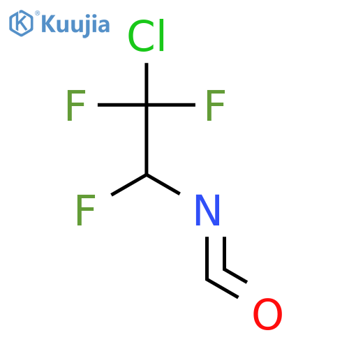 Ethane, 1-chloro-1,1,2-trifluoro-2-isocyanato- structure