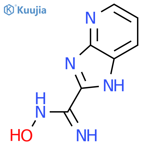 1H-Imidazo[4,5-b]pyridine-2-carboximidamide, N-hydroxy- structure