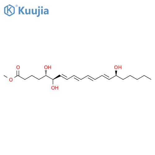 7,9,11,13-Eicosatetraenoicacid, 5,6,15-trihydroxy-, methyl ester, (5S,6R,7E,9E,11Z,13E,15S)- structure