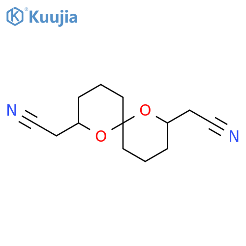 1,7-Dioxaspiro[5.5]undecane-2,8-diacetonitrile structure