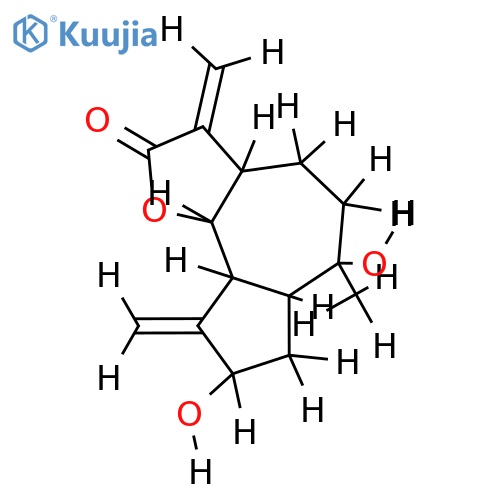 10alpha-hydroxy-10(14)-dihydrozaluzanin C structure