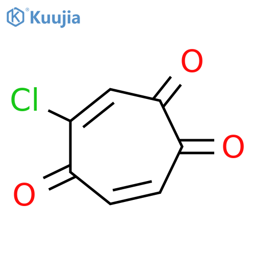 3,6-Cycloheptadiene-1,2,5-trione, 4-chloro- structure