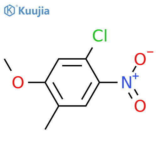 1-chloro-5-methoxy-4-methyl-2-nitrobenzene structure