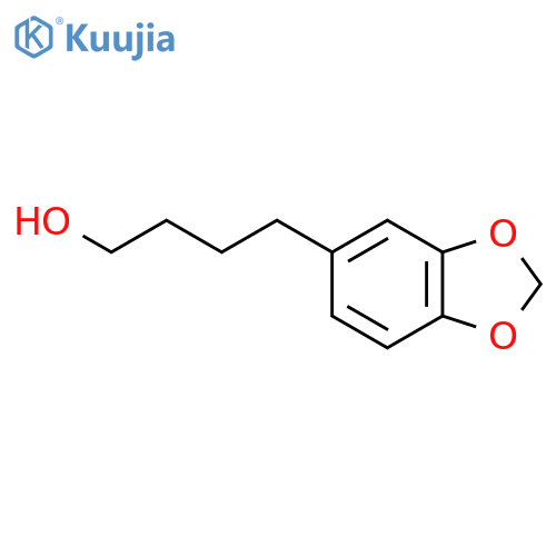 1,3-Benzodioxole-5-butanol structure