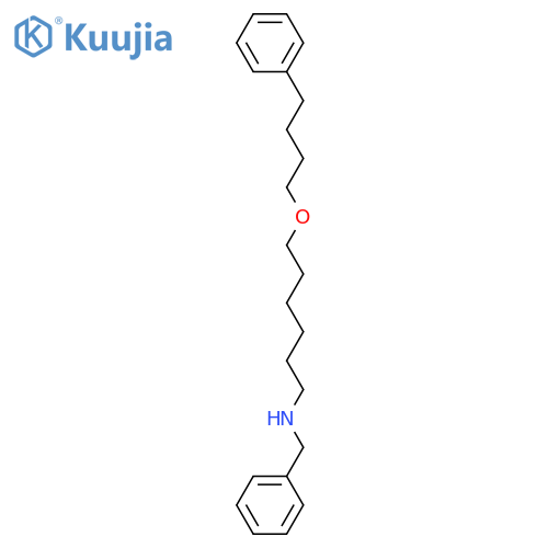6-(4-Phenylbutoxy)hexylbenzylamine structure