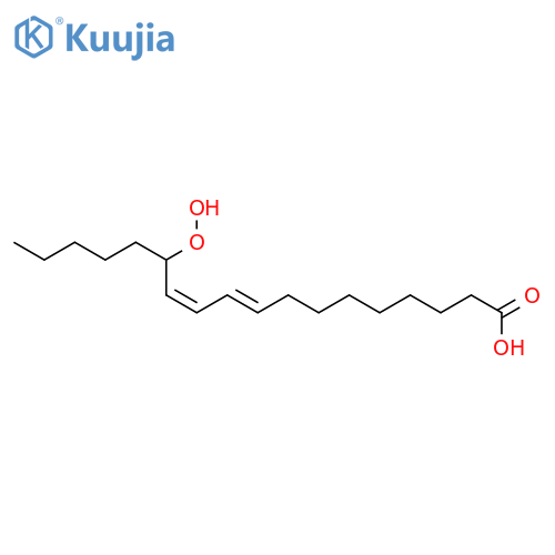 9,11-Octadecadienoic acid, 13-hydroperoxy-, (E,Z)-(±)- structure