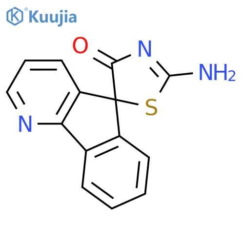 Spiro[5H-indeno[1,2-b]pyridine-5,5'(4'H)-thiazol]-4'-one, 2'-amino- structure