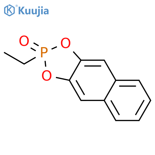 Naphtho[2,3-d]-1,3,2-dioxaphosphole, 2-ethyl-, 2-oxide structure