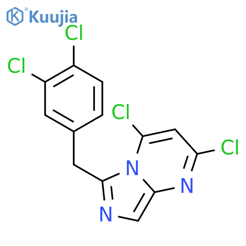 Imidazo[1,5-a]pyrimidine, 2,4-dichloro-6-[(3,4-dichlorophenyl)methyl]- structure