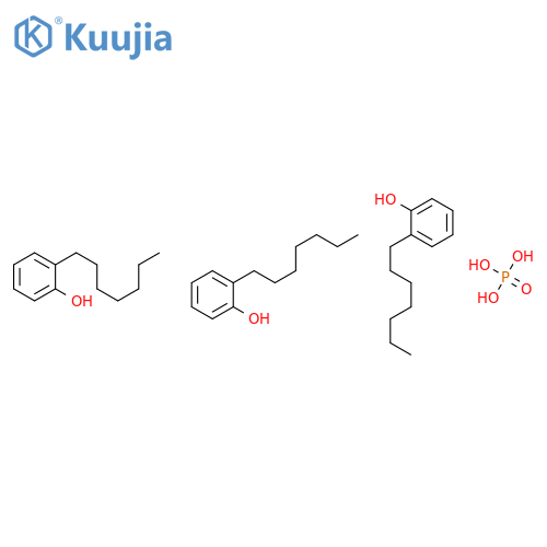Phenol, heptyl-, phosphate (3:1) structure