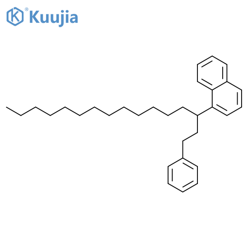naphthalene, 1-[1-(2-phenylethyl)tetradecyl]- structure