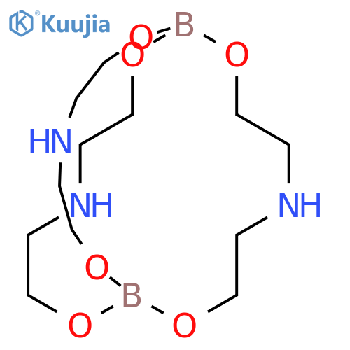 2,8,10,16,17,23-Hexaoxa-5,13,20-triaza-1,9-diborabicyclo[7.7.7]tricosane(9CI) structure