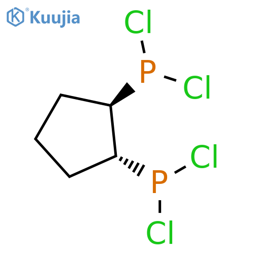 Phosphonous dichloride, (1R,2R)-1,2-cyclopentanediylbis-, rel- (9CI) structure
