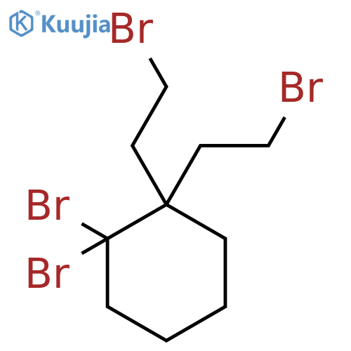 Cyclohexane, dibromobis(2-bromoethyl)- structure