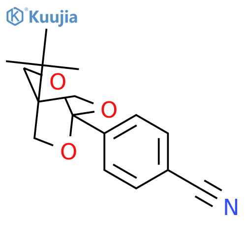 4-(4-tert-butyl-2,6,7-trioxabicyclo[2.2.2]oct-1-yl)benzonitrile structure