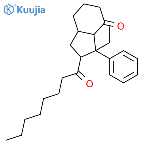 4H-Inden-4-one, 3-ethyloctahydro-2-(1-oxooctyl)-3-phenyl- structure