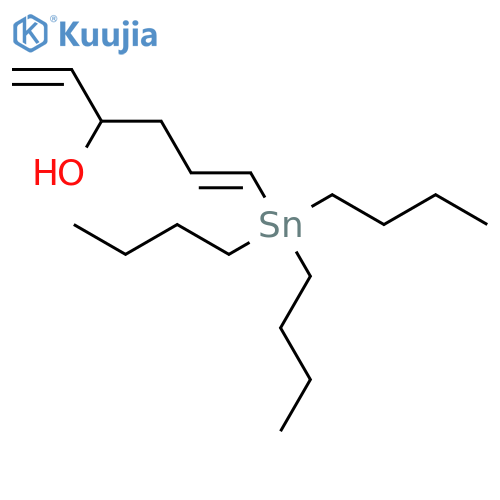 1,5-Hexadien-3-ol, 6-(tributylstannyl)- structure