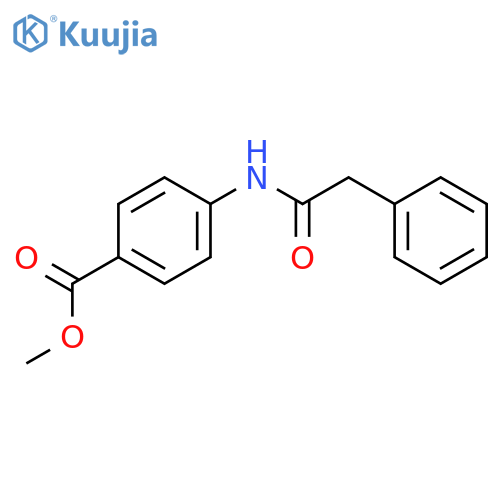 4-Phenylacetylamino-benzoic acid methyl ester structure