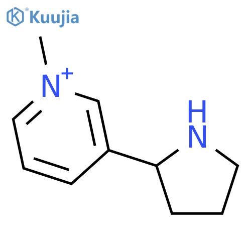 Pyridinium,1-methyl-3-(2-pyrrolidinyl)-, (S)- (9CI) structure