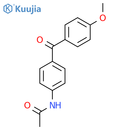 N-[4-(4-Methoxybenzoyl)phenyl]acetamide structure