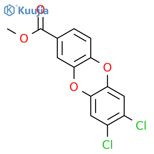 methyl 7,8-dichlorooxanthrene-2-carboxylate structure