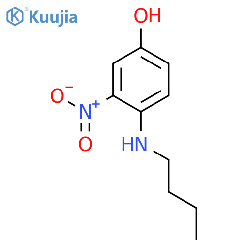 Phenol, 4-(butylamino)-3-nitro- structure