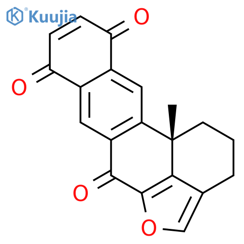 1H-Benzo[6,7]phenanthro[10,1-bc]furan-6,8,11(12bH)-trione,2,3-dihydro-12b-methyl-, (12bS)- structure