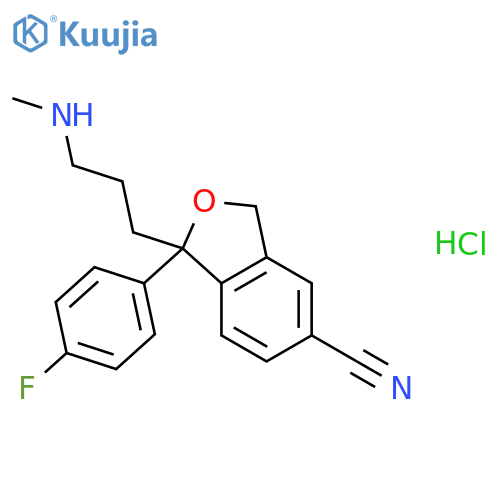 rac Desmethyl Citalopram Hydrochloride structure