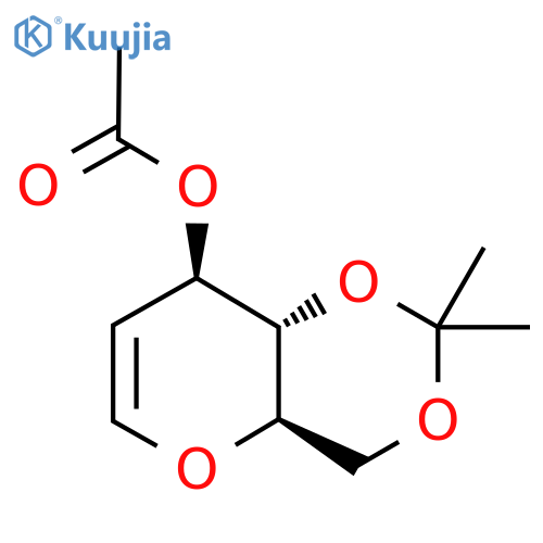 3-O-Acetyl-4,6-O-isopropylidene-D-glucal structure