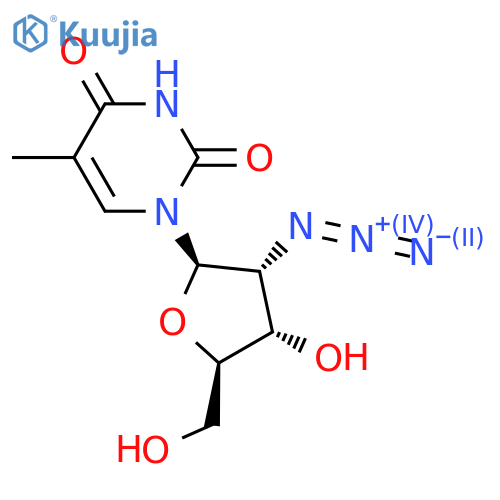 Uridine, 2'-azido-2'-deoxy-5-methyl- structure