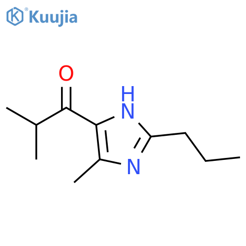 1-Propanone, 2-methyl-1-(5-methyl-2-propyl-1H-imidazol-4-yl)- structure