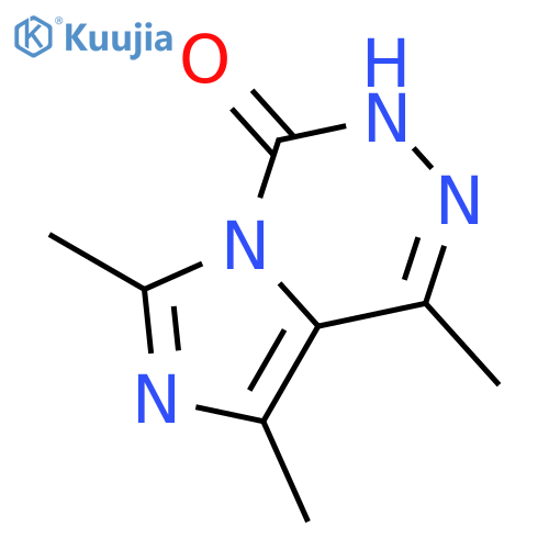 Imidazo[1,5-d][1,2,4]triazin-4(3H)-one, 1,6,8-trimethyl- structure