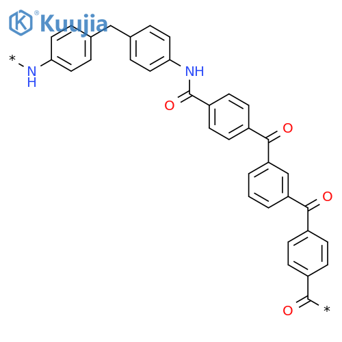 Poly(imino-1,4-phenylenemethylene-1,4-phenyleneiminocarbonyl-1,4-phenylenecarbonyl-1,3-phenylenecarbonyl-1,4-phenylenecarbonyl) structure