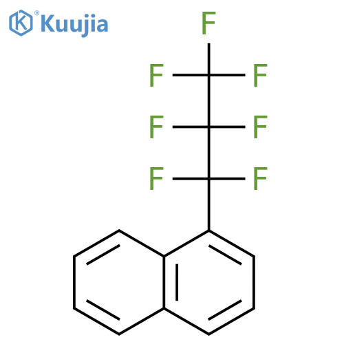 Naphthalene, 1-(heptafluoropropyl)- structure
