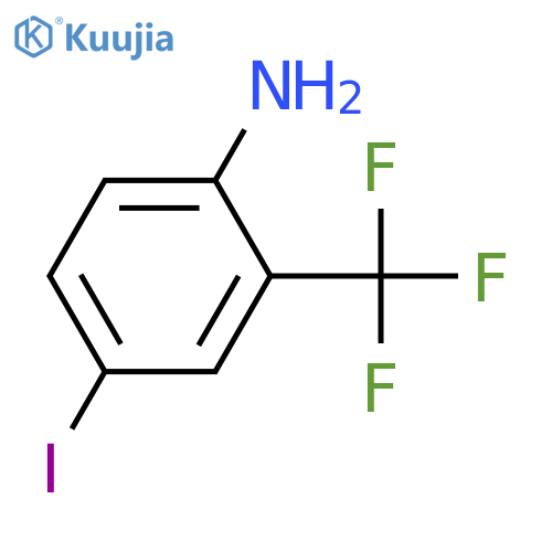 4-Iodo-2-trifluoromethylaniline structure