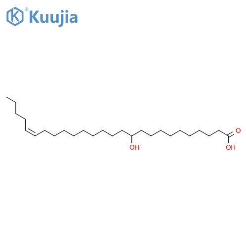 21-Hexacosenoic acid, 11-hydroxy-, (Z)- structure