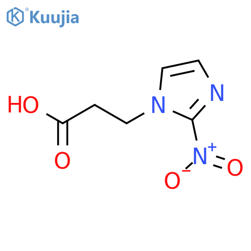 2-nitro-1H-Imidazole-1-propanoic acid structure