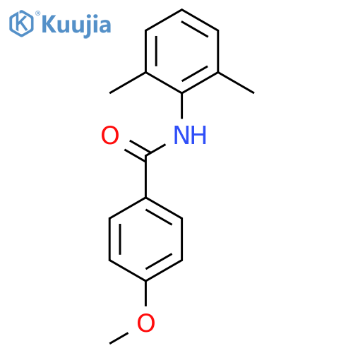 N-(2,6-dimethylphenyl)-4-methoxybenzamide structure
